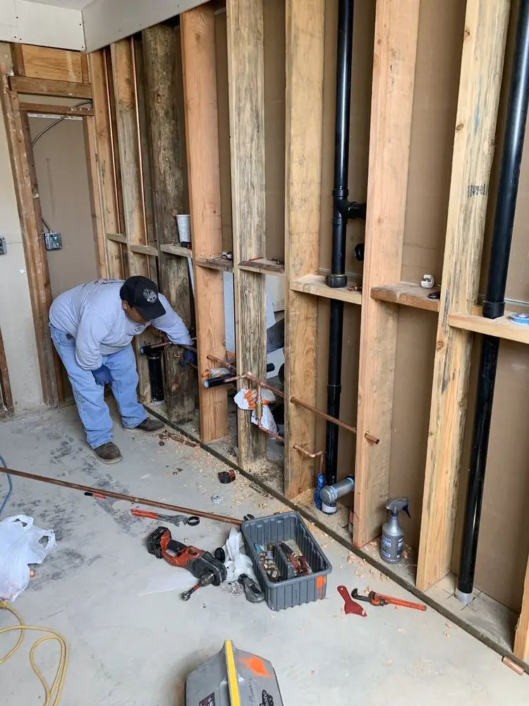 Commercial rough-in plumbing for Gas Line Repair in Marlin Forest